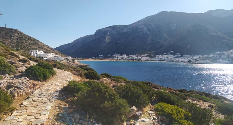 The village of Kamares in Sifnos